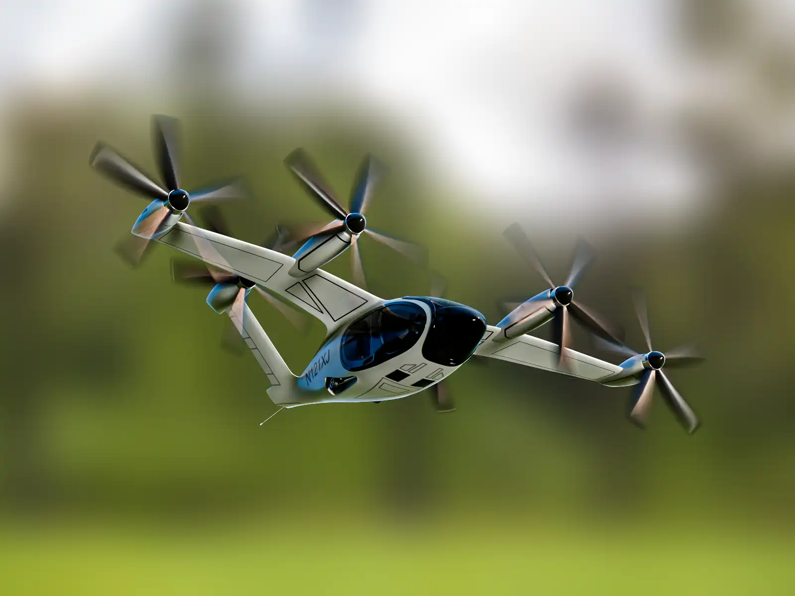 Joby S4 EVTOL 3D Model